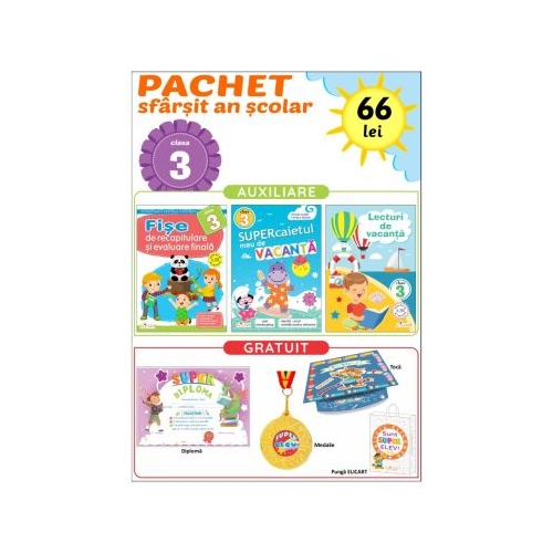 Pachet PROMO sfarsit de an scolar clasa a 3-a