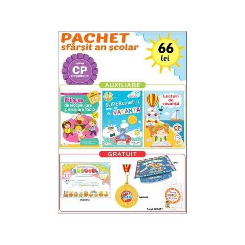 Pachet PROMO sfarsit de an scolar clasa pregatitoare