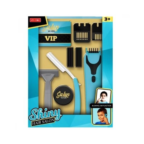 Play set Frizerie, cu baterii, 8 piese/set