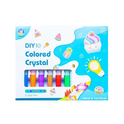 Set creativ, figurine 3D cu gel