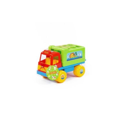 Camion educativ+forme, 26x16x17 cm, Cavallino