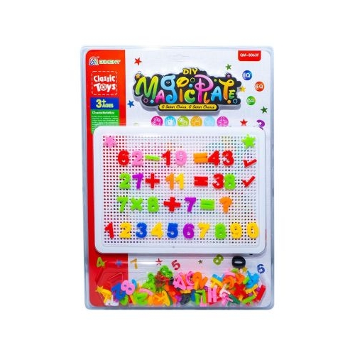 Jocul Pionezelor, cu numere, pe blister