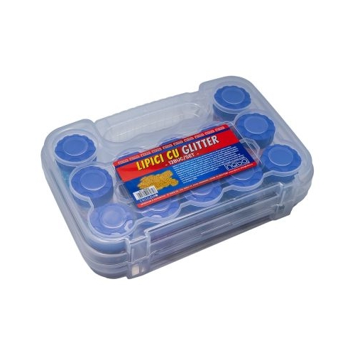 Lipici cu glitter, 15g, 12 buc/set, NEBO