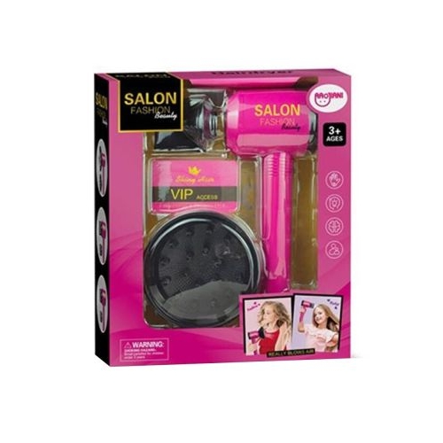 Accesorii frumusete Uscator de par cu baterii + accesorii, 4 piese/set