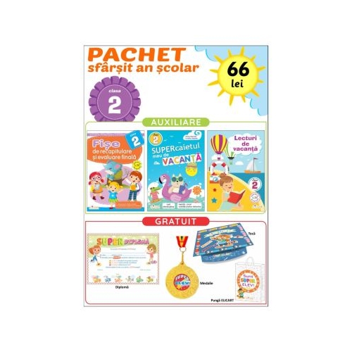 Pachet PROMO sfarsit de an scolar - clasa 2
