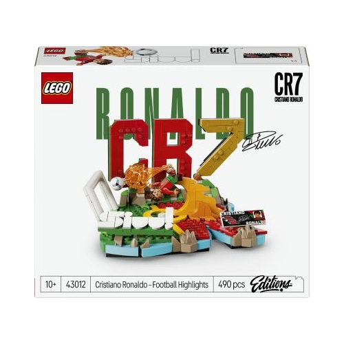 LEGO Editions. Cristiano Ronaldo Momente importante din fotbal 43012, 490 piese