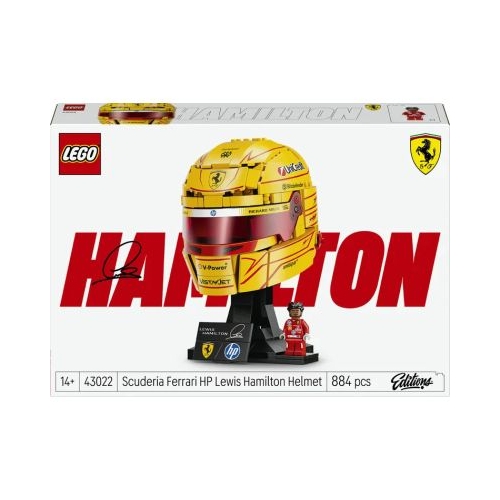 LEGO Editions. Formula 1 Casca lui Lewis Hamilton Scuderia Ferrari HP 43022, 884 piese
