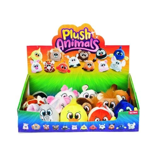 Animalut din plus, 8 cm, 12 modele, Toi-Toys