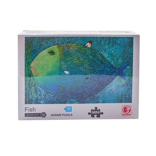 Puzzle carton mini, Peste, 1000 piese