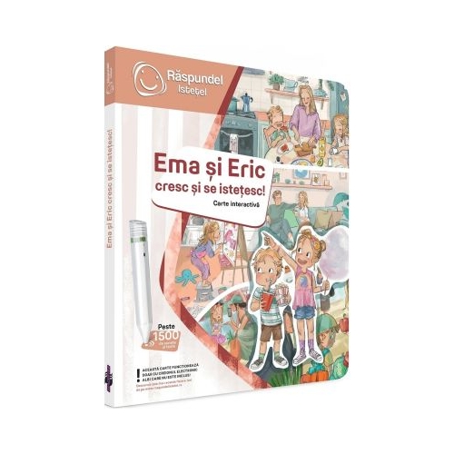 Carte interactiva Raspundel Istetel. Ema si Eric cresc si se istetesc