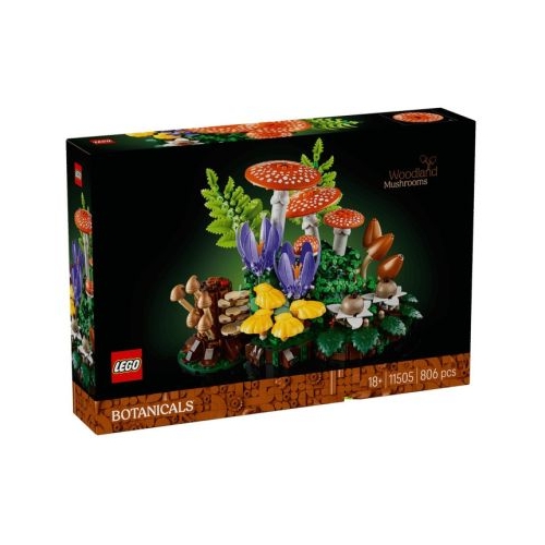 LEGO Botanicals. Ciuperci de padure 11505, 806 piese