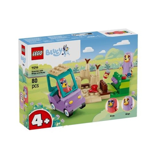LEGO Bluey. Bingo și Blue se joacă de-a bunicutele 11216, 80 piese