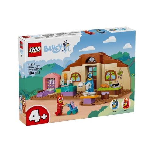 LEGO Bluey. La scoala cu Rusty si Blue 11221, 106 piese