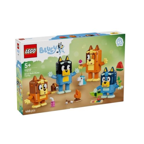 LEGO Bluey. Familia lui Blue din caramizi 11217, 466 piese