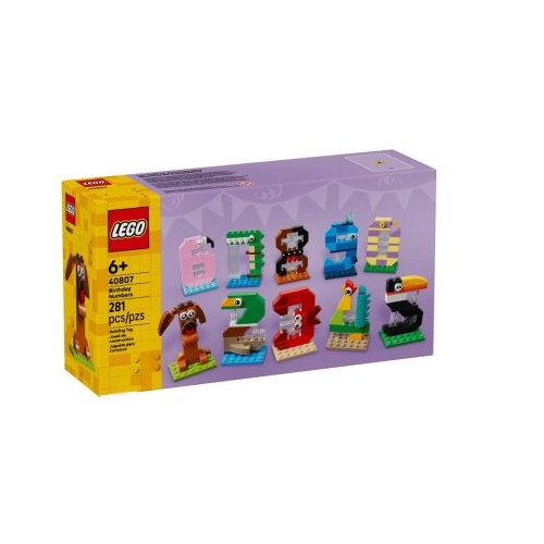 LEGO Iconic. Numere de zi de nastere 40807, 281 piese
