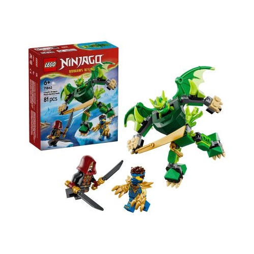 LEGO Ninjago. Pachet de lupta cu robotul dragon al lui Lloyd 71862, 81 piese