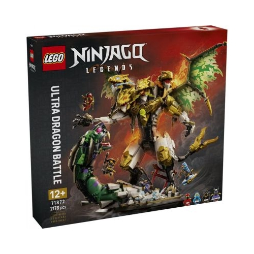 LEGO Ninjago. Impresionanta bătălie a dragonului 71872, 2178 piese