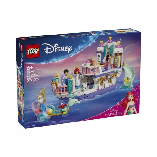 LEGO Disney. Barca nuntii regale a lui Ariel 43299, 519 piese