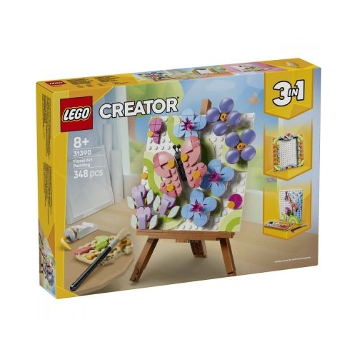 LEGO Creator. Tablou decorativ cu arta florala 31390, 348 piese