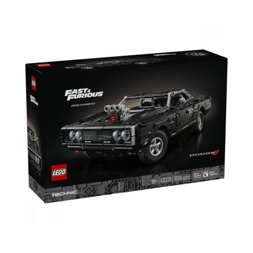 LEGO Technic. Masina Dodge Charger R/T din Fast and Furious 42231, 1516 piese