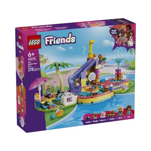 LEGO Friends. O zi distractiva in parcul acvatic 42676, 278 piese