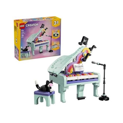 LEGO Creator. Pian decorativ cu o pisica 31392, 485 piese