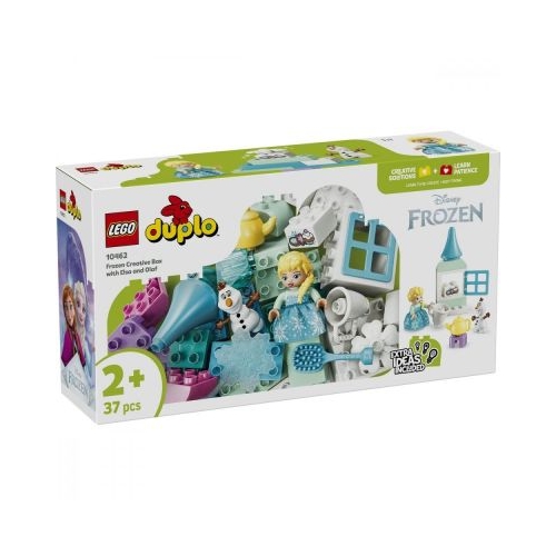 LEGO DUPLO. Cutie creativa cu Elsa si Olaf din Regatul de gheata 10462, 37 piese