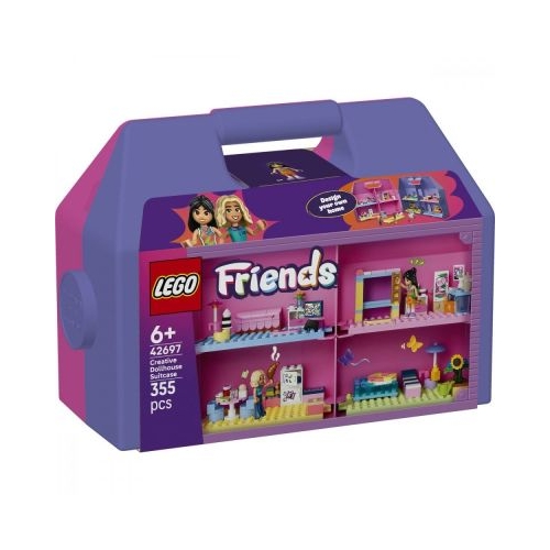 LEGO Friends. Valiza-casuta de papusi creativa 42697, 355 piese