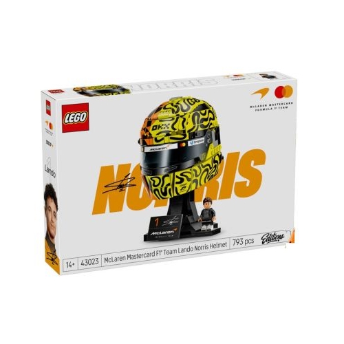 LEGO Editions. Casca lui Lando Norris McLaren Team Formula 1 43023, 793 piese