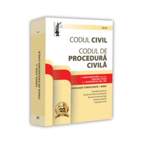 Codul civil si Codul de procedura civila: 2026. Editie tiparita pe hartie alba - Dan Lupascu
