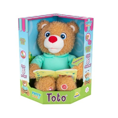 Jucarie de plus interactiva Puffy Friends, ursuletul Toto