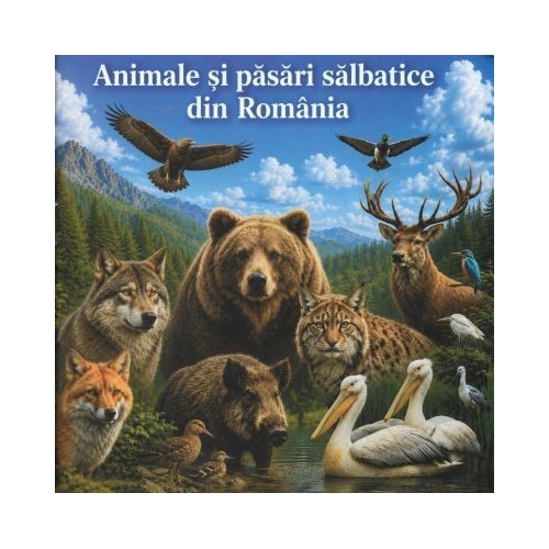 Animale si pasari salbatice din Romania. Minienciclopedie pentru copii