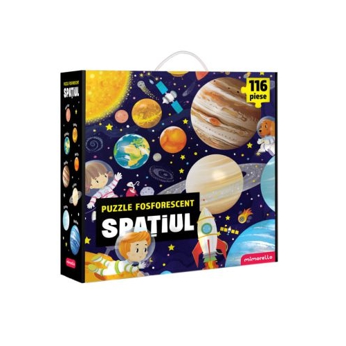 Spatiul. Puzzle fosforescent