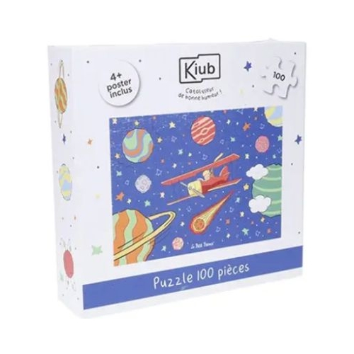 Puzzle 100 piese Le Petit Prince Enfants Animaux, Kiub