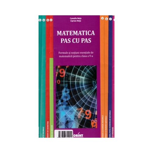 Matematica pas cu pas. Formule si notiuni esentiale clasa a 5-a - Camelia Neta