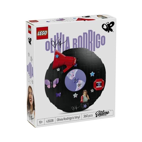 LEGO Editions. Disc de vinil cu Olivia Rodrigo 43028, 360 piese