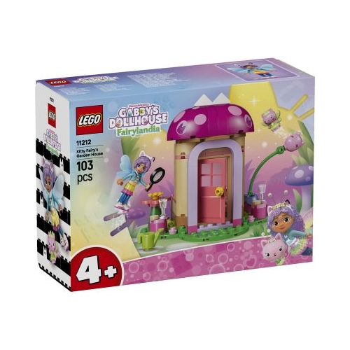 LEGO Gabby's Dollhouse. Casuta din gradina a Miau-Zanei 11212, 103 piese