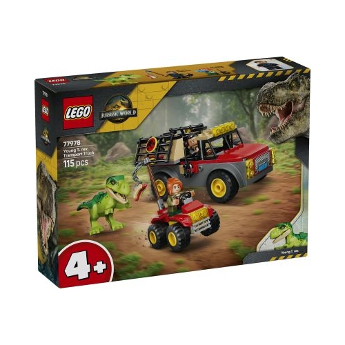 LEGO Jurassic World. Camioneta de transport pentru un tanar T. Rex 77978, 115 piese
