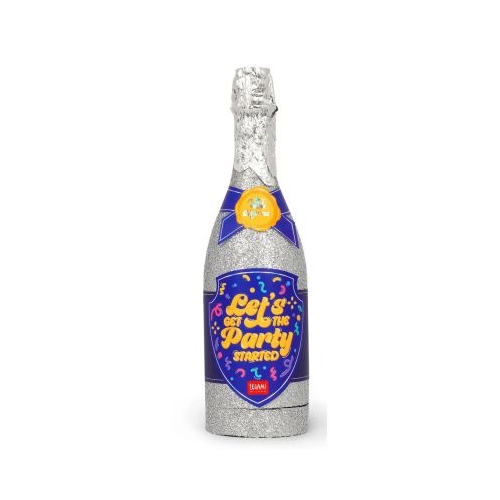 Confetti Bottle Party Popper Silver Legami