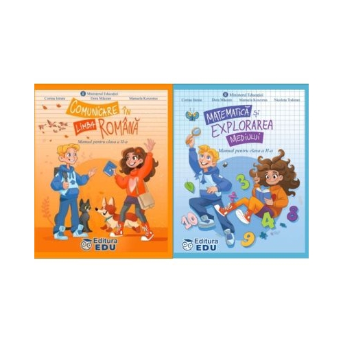 Set Manuale Comunicare in limba romana si Matematica si explorarea mediului pentru clasa a 2-a - Corina Istrate