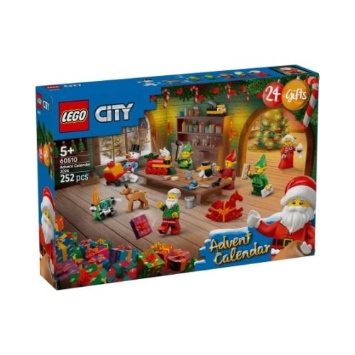 LEGO City. Calendar de advent 2026 60510, 252 piese