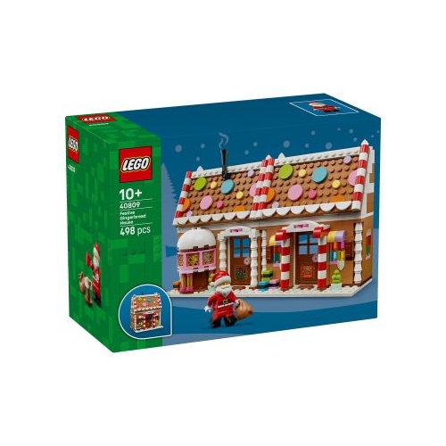 LEGO Iconic. Casa festiva din turta dulce 40809, 498 piese