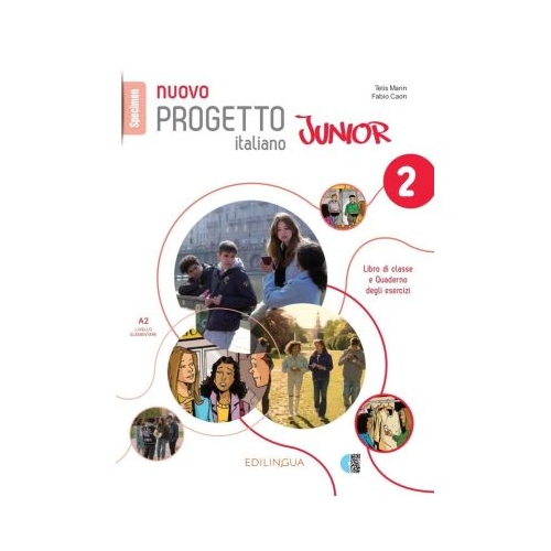 Nuovo Progetto italiano Junior 2 - Libro di classe e Quaderno degli esercizi + audio + video -