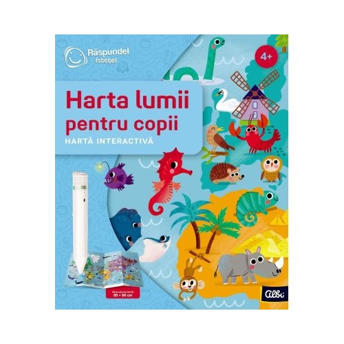 Raspundel Istetel. Harta lumii pentru copii