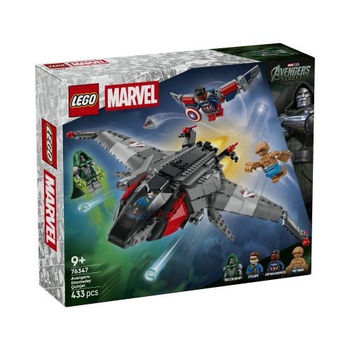 LEGO Marvel Super Heroes. Avengers Doomsday Quinjet 76347, 433 piese