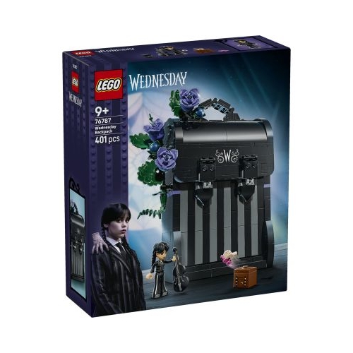 LEGO Wednesday. Rucsacul lui Wednesday 76787, 401 piese