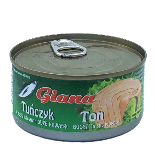 Ton bucati in suc propriu, 120 g, Giana