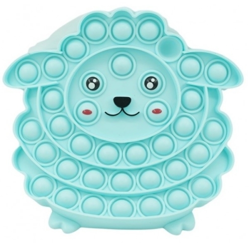 Jucarie antistres din silicon Pop it now and flip oita albastra, FLIPPY