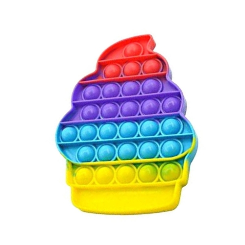 Jucarie antistres din silicon Pop it now and flip briosa curcubeu, FLIPPY