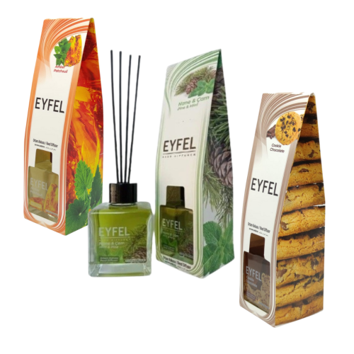 Pachet Odorizant camera cu betisoare diverse arome, 3buc x 120 ml - Eyfel